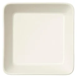 Teema miniasjett 12x12 cm hvit