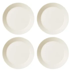 Teema tallerken 21 cm 4 stk hvit