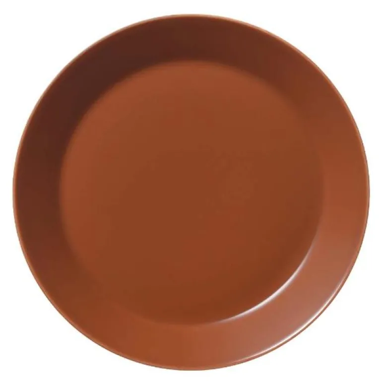 Teema tallerken 21 cm vintage brun