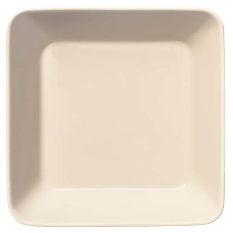 Teema tallerken 16x16 cm lin