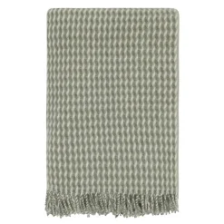 Teide ullpledd 120x180 cm dempet grønn