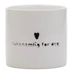 Telysholder medium takknemlig for deg