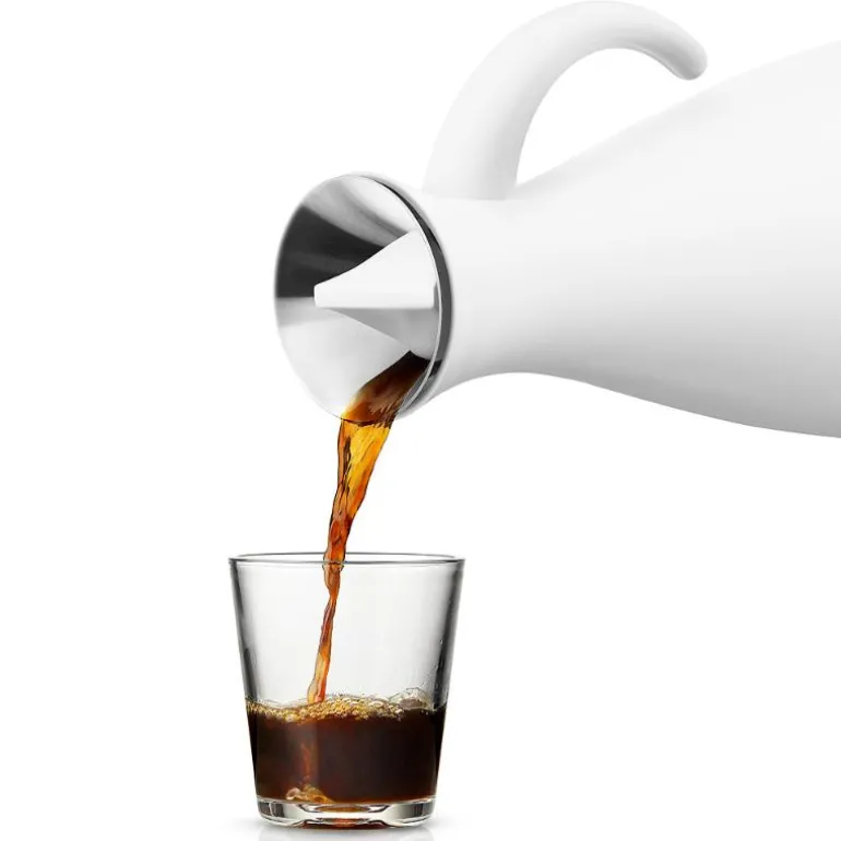 Termokanne 1L matt hvit