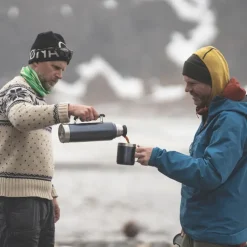 Termos med skrukork 1L svart