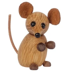 The City Mouse trefigur bymusen 6,7 cm