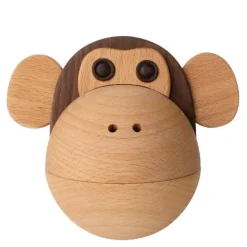 The Monkey Bowl figur 11,2 cm bøk