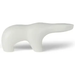 The Polar Bear trefigur isbjørnen 9,8 cm hvit