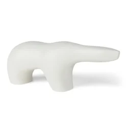 The Polar Bear trefigur isbjørnen 9,8 cm hvit