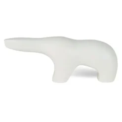 The Polar Bear trefigur isbjørnen 9,8 cm hvit