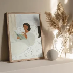 The Poster Club x Isabelle Vandeplassche poster 30x40 cm morning read