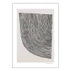 The Poster Club x Leise Dich Abrahamsen poster 50x70 cm curves black