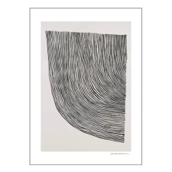 The Poster Club x Leise Dich Abrahamsen poster 50x70 cm curves black