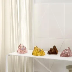 The Rock lyslykt 9,1 cm rosa