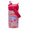Thrive Flip Straw Kids drikkeflaske 0,4L rainbow floral