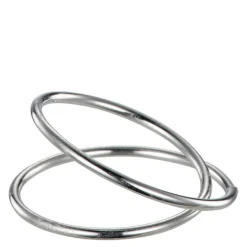 Tiffany serviettring 4,8x4,8 cm sølv