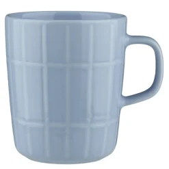 Tiiliskivi krus 25 cl lyse blå/hvit