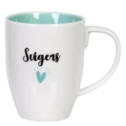 Til deg krus 35 cl svigers hvit/mintgrønn/svart