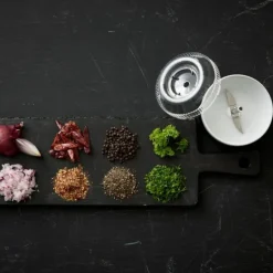 Tilbehør processor til hakking hvit