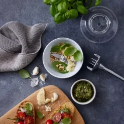 Tilbehør processor til hakking hvit