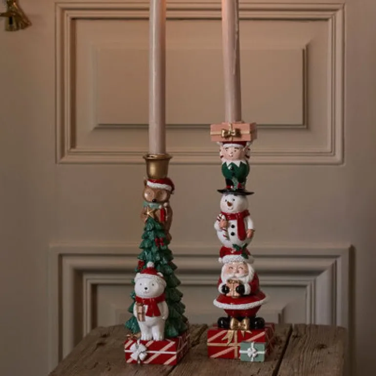 Tilde lysestake 8,5x10x27 cm multi