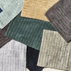 Tiles badematte 80x50 cm gull grey