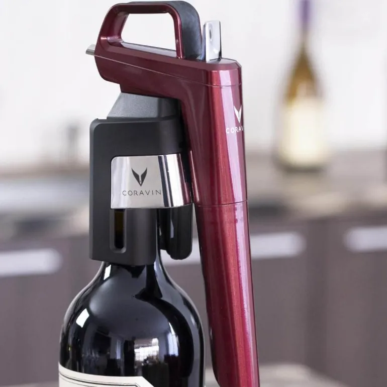 Timeless six+ vinkonserveringssystem 11 deler i veske burgunder