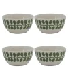 Tina Vegetable skål 4 stk Ø10 cmhvit/grønn