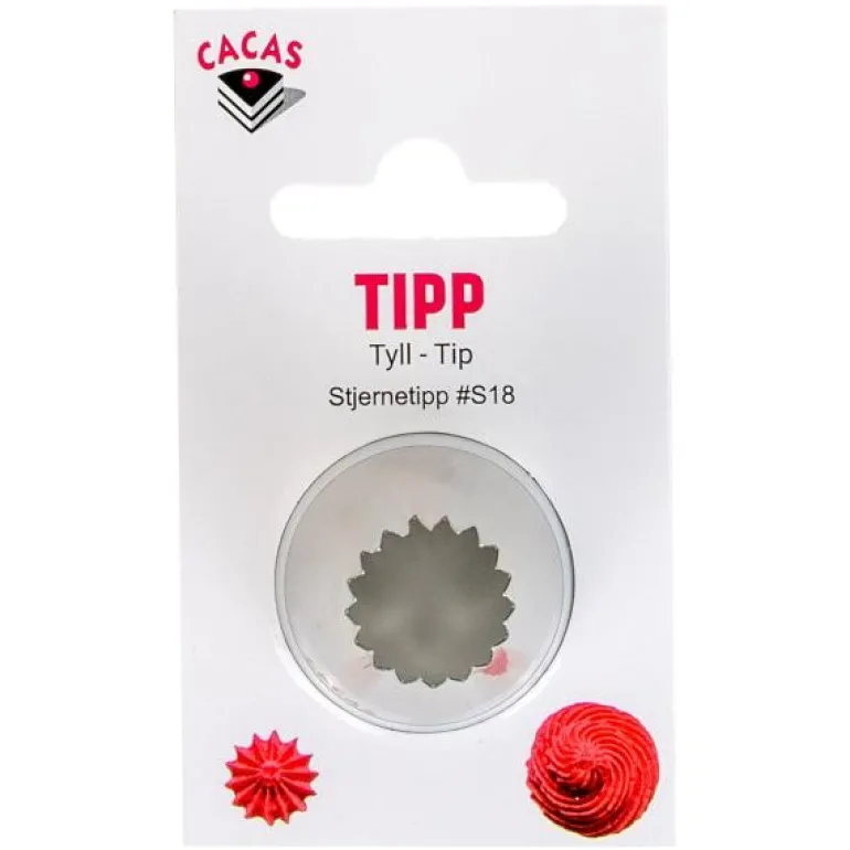 Tipp stjerne åpen S18