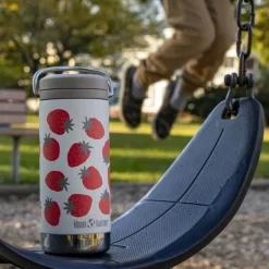 TKWide termokopp 35 cl med skrulokk Strawberries