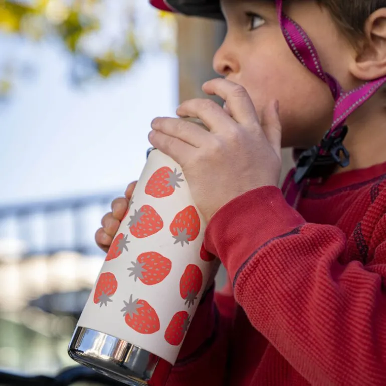 TKWide termokopp 35 cl med skrulokk Strawberries