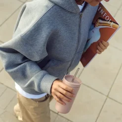 To Go Sip termokopp med sugerør 40 cl heather