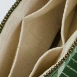 Toalettmappe liten 22x7 cm grønn