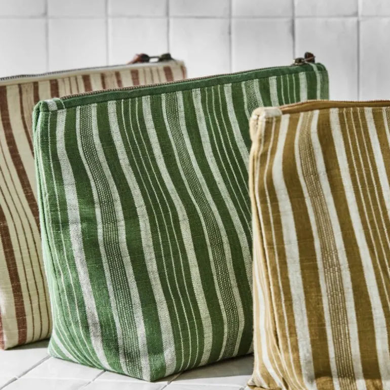 Toalettmappe 32x12 cm grønn