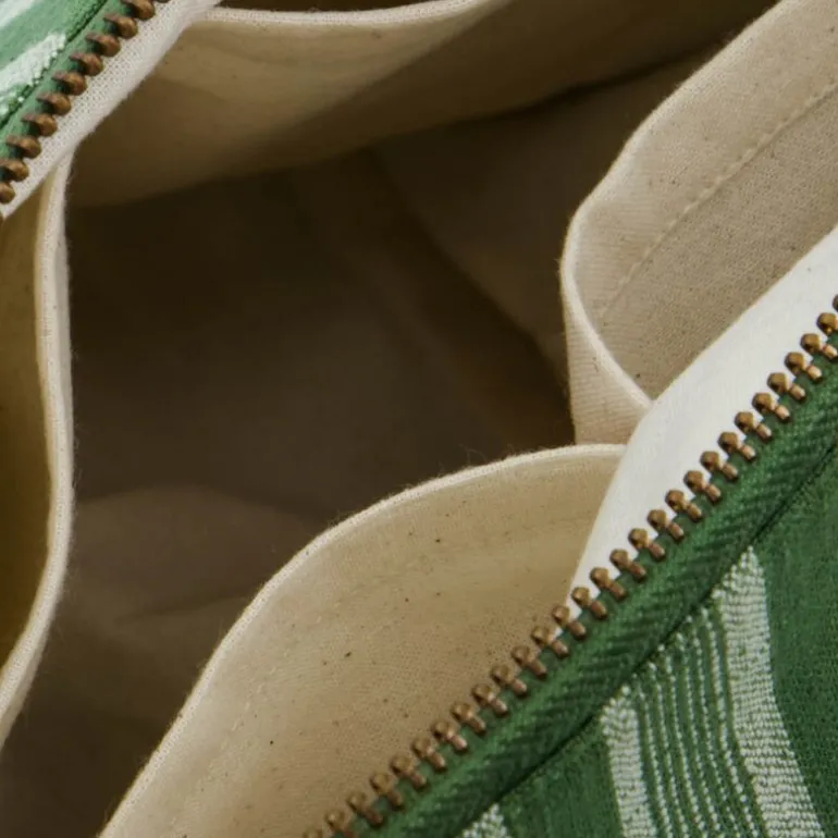 Toalettmappe 32x12 cm grønn