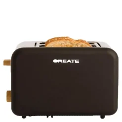Toast Retro brødrister svart