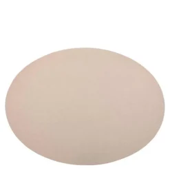 Togo dekkebrikke oval 47 cm taupe