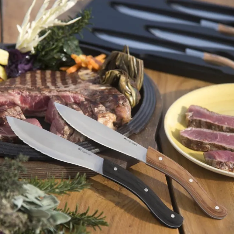 Tomahawk steakknivsett 4 stk lyst skaft