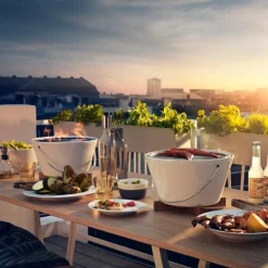 Tools bordgrill porselen white 30x17 cm