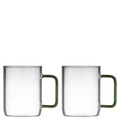 Torino glasskrus 40 cl 2 stk grønn
