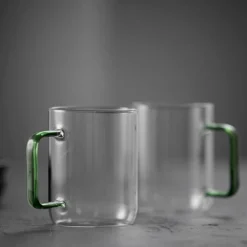 Torino glasskrus 40 cl 2 stk grønn