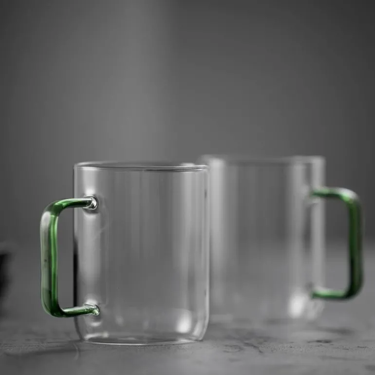 Torino glasskrus 40 cl 2 stk grønn