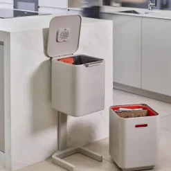 Totem søppelspann 2x20L hvit