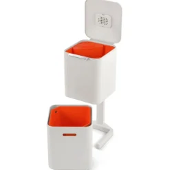 Totem søppelspann 2x20L hvit