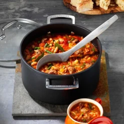 Toughened Non-Stick gryte med glasslokk 6L