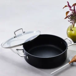 Toughened Non-Stick sauteusegryte m/glasslokk 5,4L 28 cm