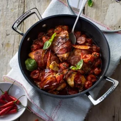 Toughened Non-Stick traktørgryte m/glasslokk 30 cm