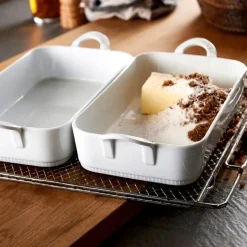 Toulouse ildfast form 2,2L 2 stk hvit