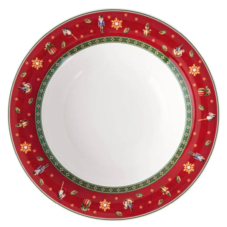Toy's Delight Special dyp tallerken 23 cm rød