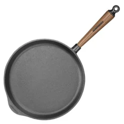 Traktørpanne 28 cm med valnøtt håndtak