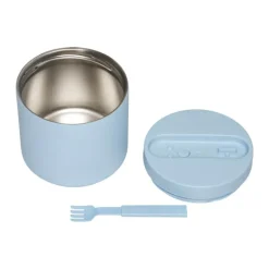 Travel mattermos 0,53L lys blå